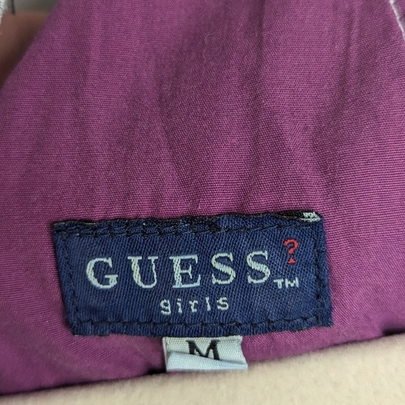 Vintage Guess Girls Overalls denim suspenders size medium - Picture 5 of 8